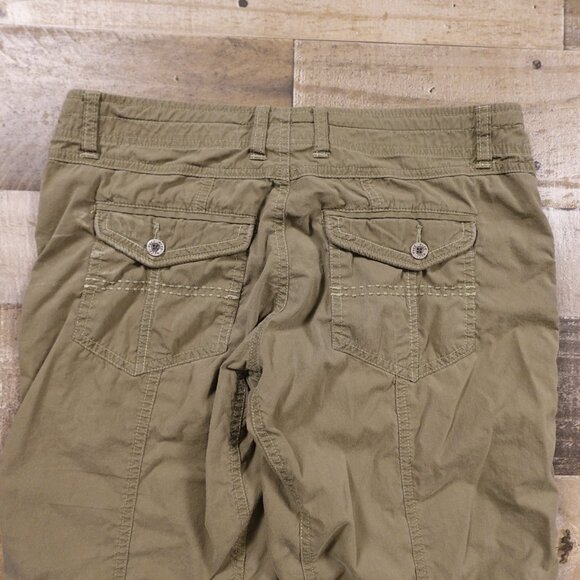 KÜHL Hiking Pants Women’s Size 6 Regular Olive Green Stretch Roll-Up Outdoor - Picture 14 of 15